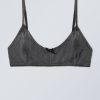 Clearance Weekday Pointelle Scooped Cotton Bra