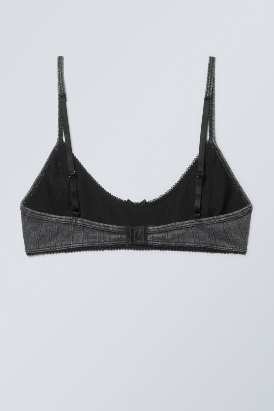 Clearance Weekday Pointelle Scooped Cotton Bra