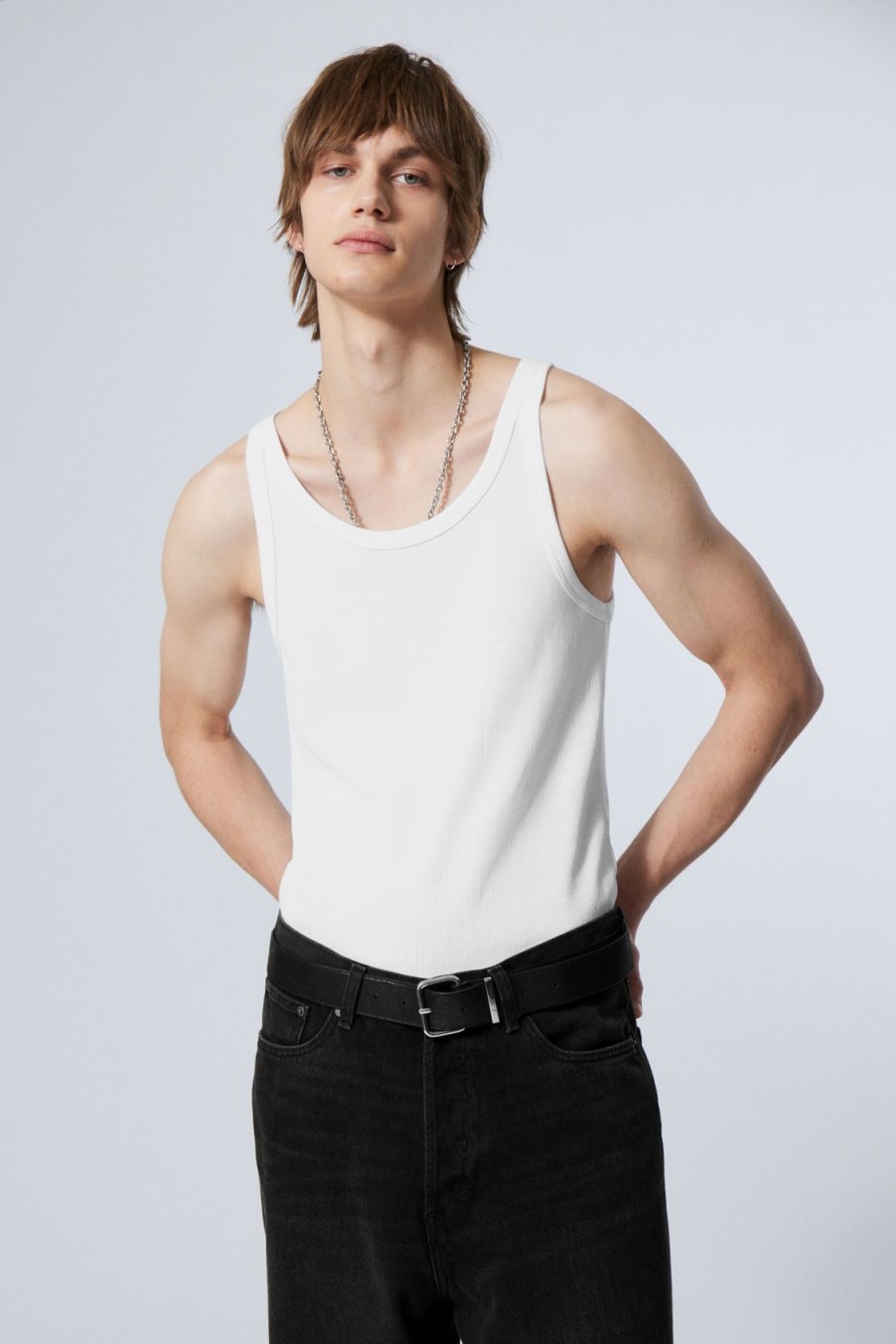 New Weekday Matheus Rib Tank Top