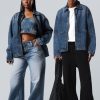 Hot Weekday Loose Denim Workwear Jacket