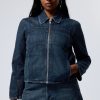 Online Weekday Denim Biker Jacket