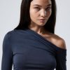 Clearance Weekday Drape Asymmetric Lyocell Top