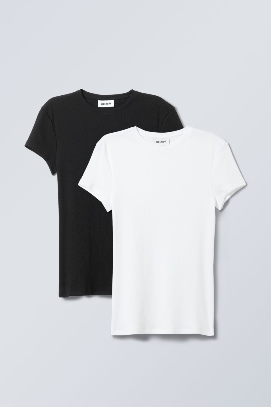 Wholesale Weekday 2-Pack Close Fitted Rib T-Shirt