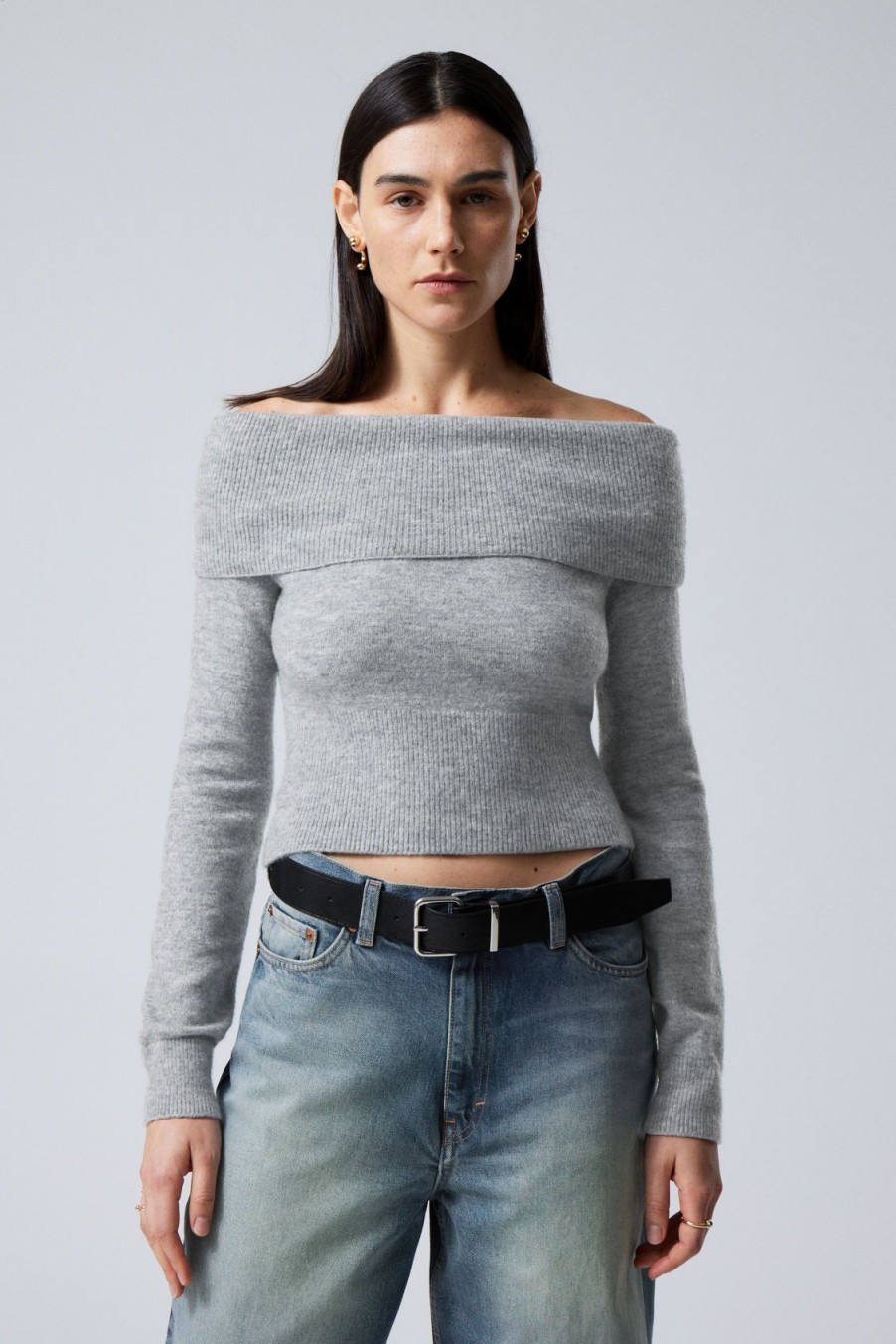 Wholesale Weekday Lolo Off Shoulder Sweater