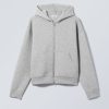 Clearance Weekday Simon Scuba Zip Hoodie