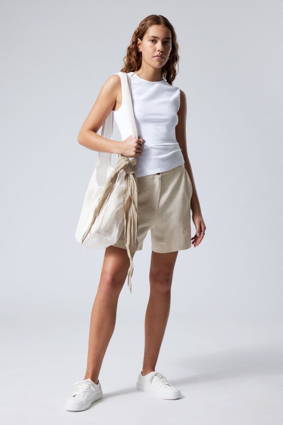 New Weekday Kit Linen Mix Shorts