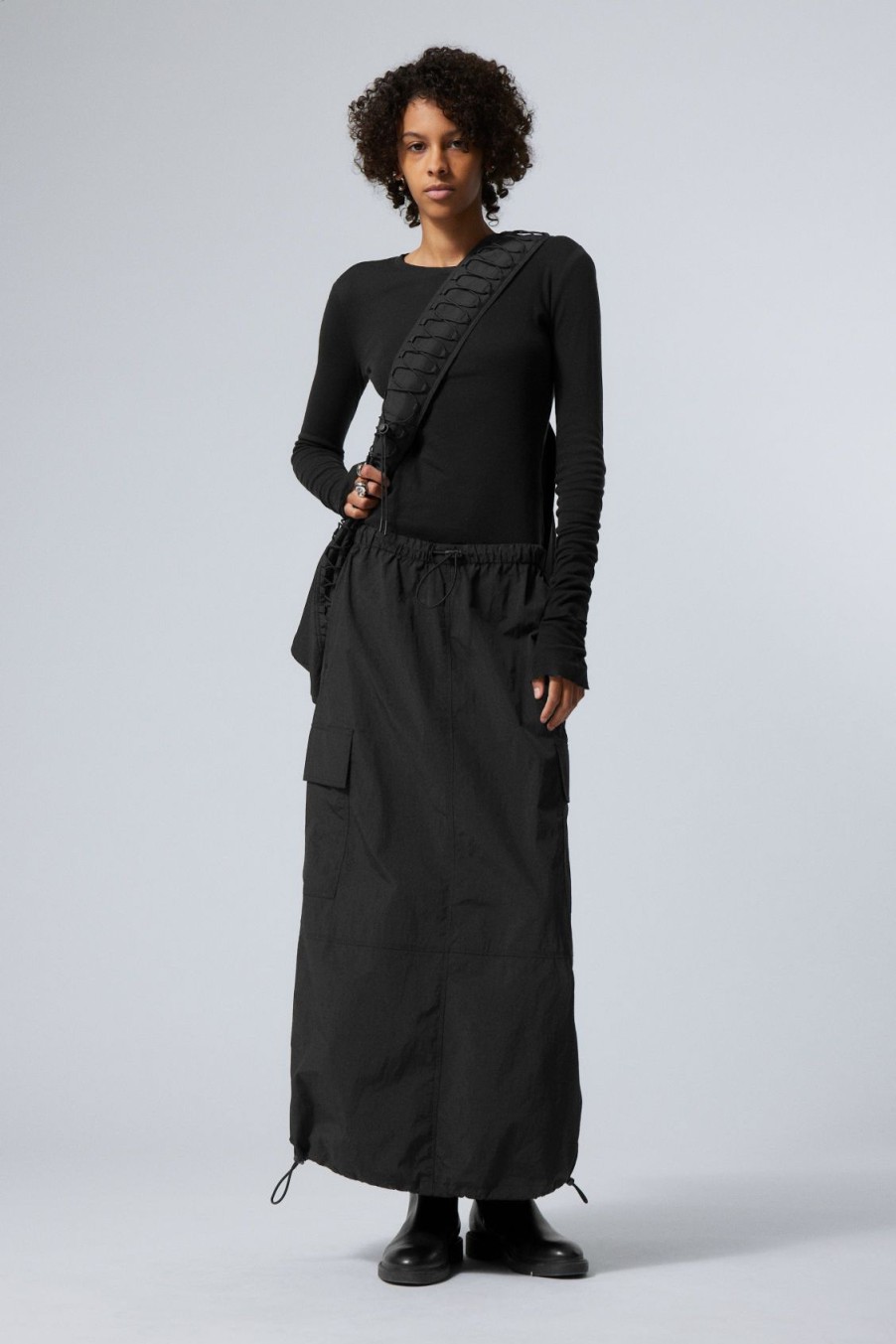 Hot Weekday Edge Cargo Skirt