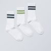 Clearance Weekday 3-Pack Sport Striped Socks