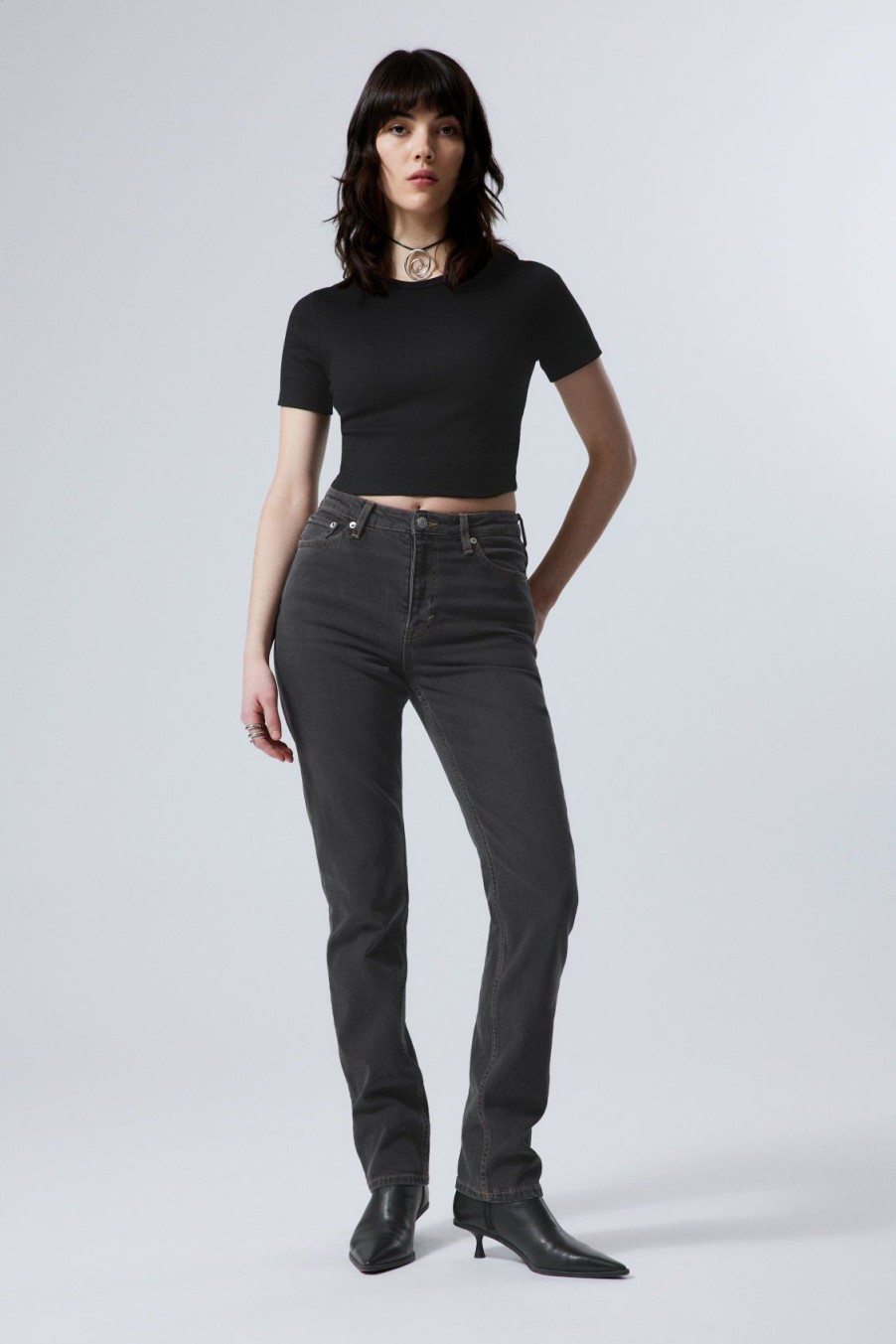 New Weekday Smooth High Slim Jeans