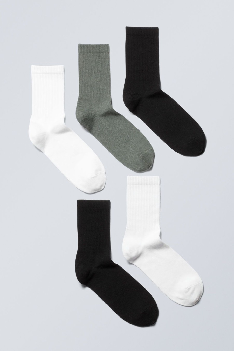 Hot Weekday 5-Pack Sport Socks