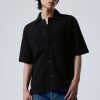 Wholesale Weekday Loose Structured Short Sleeve Shirt