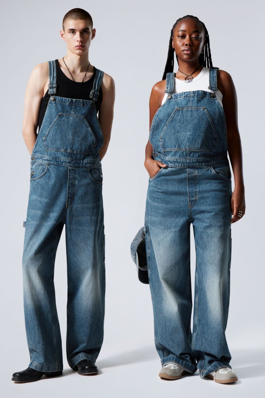 Best Weekday Astro Loose Fit Dungarees